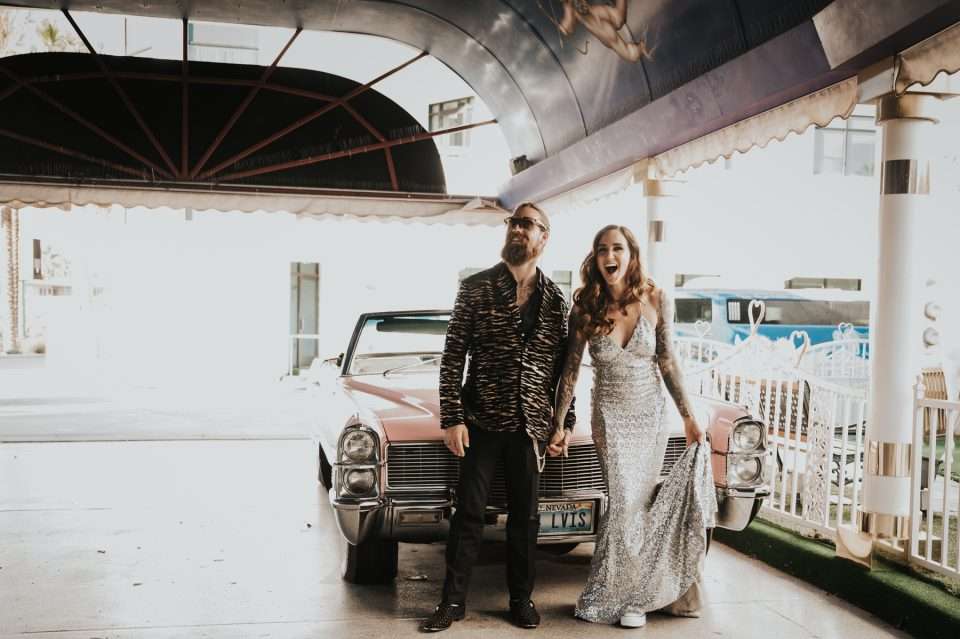 Budget Rock N Roll Vegas Elopement Rock N Roll Bride