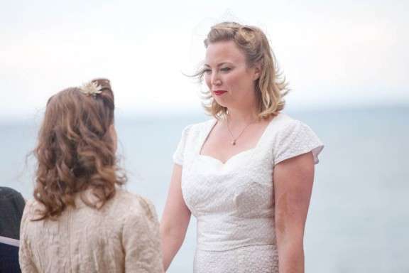 Destination Retro Lesbian Wedding Alexa Clarke Kent Photography 5408