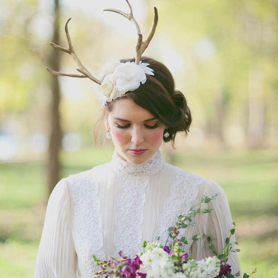 plaid wedding dress