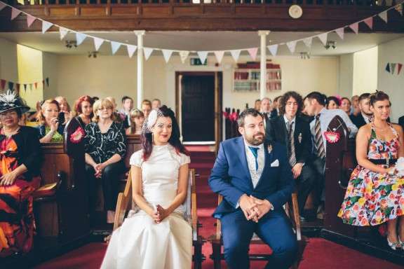 Bright Quirky and Vintage Inspired Irish  Wedding  Rowena 