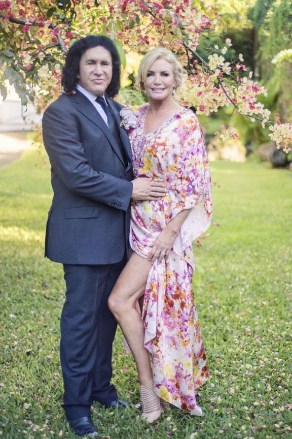 Gene Simmons Vow Renewal Rock N Roll Bride