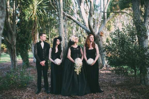 Spectacular Gothic Wedding in New Zealand: Vivien & Nick · Rock n Roll ...