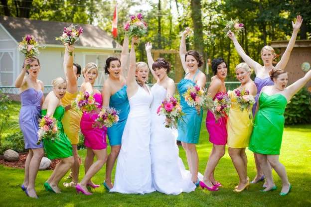 15 Colour-Loving Ideas For Your Epic Rainbow Wedding · Rock n Roll Bride