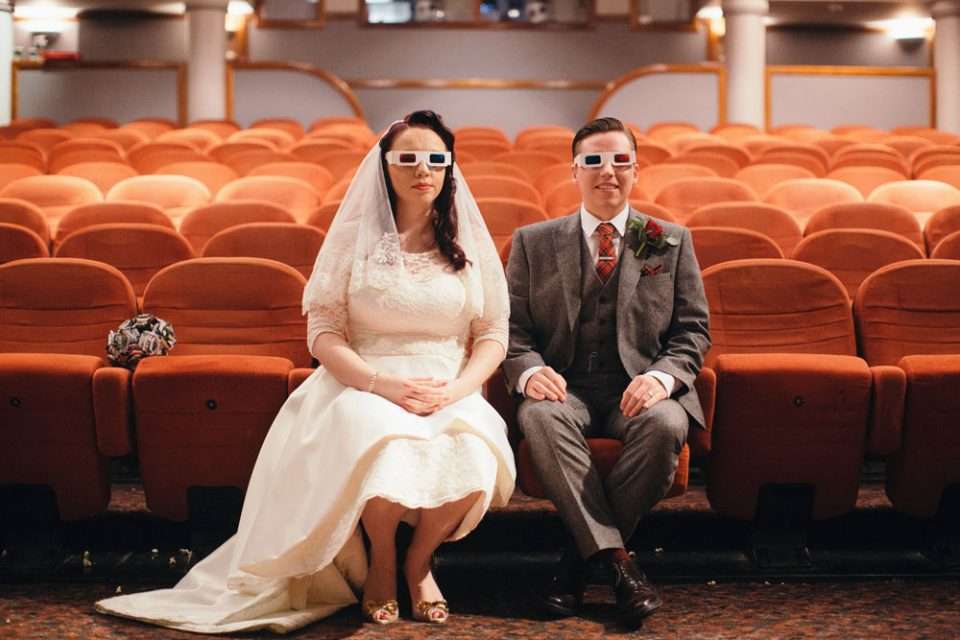 Movie Themed Cinema Wedding in Scotland · Rock n Roll Bride