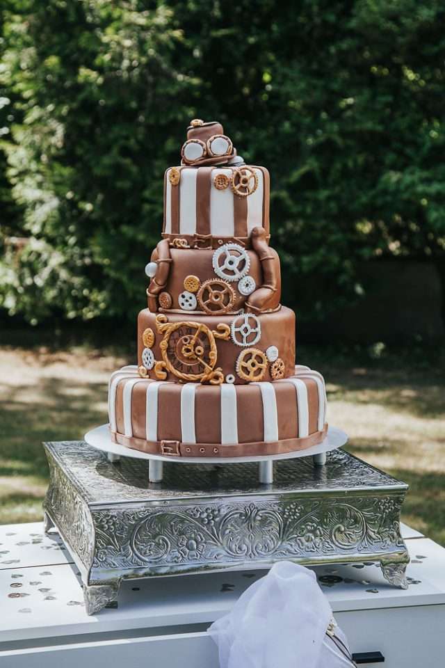 Steampunk Wedding In Austria With Homemade Details Rock N Roll Bride