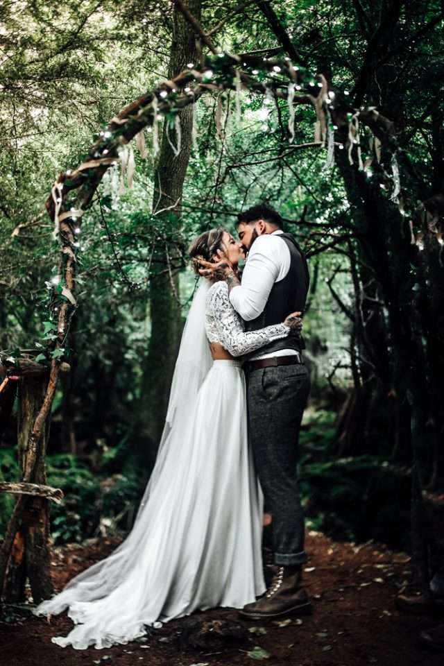 woodland wedding dress