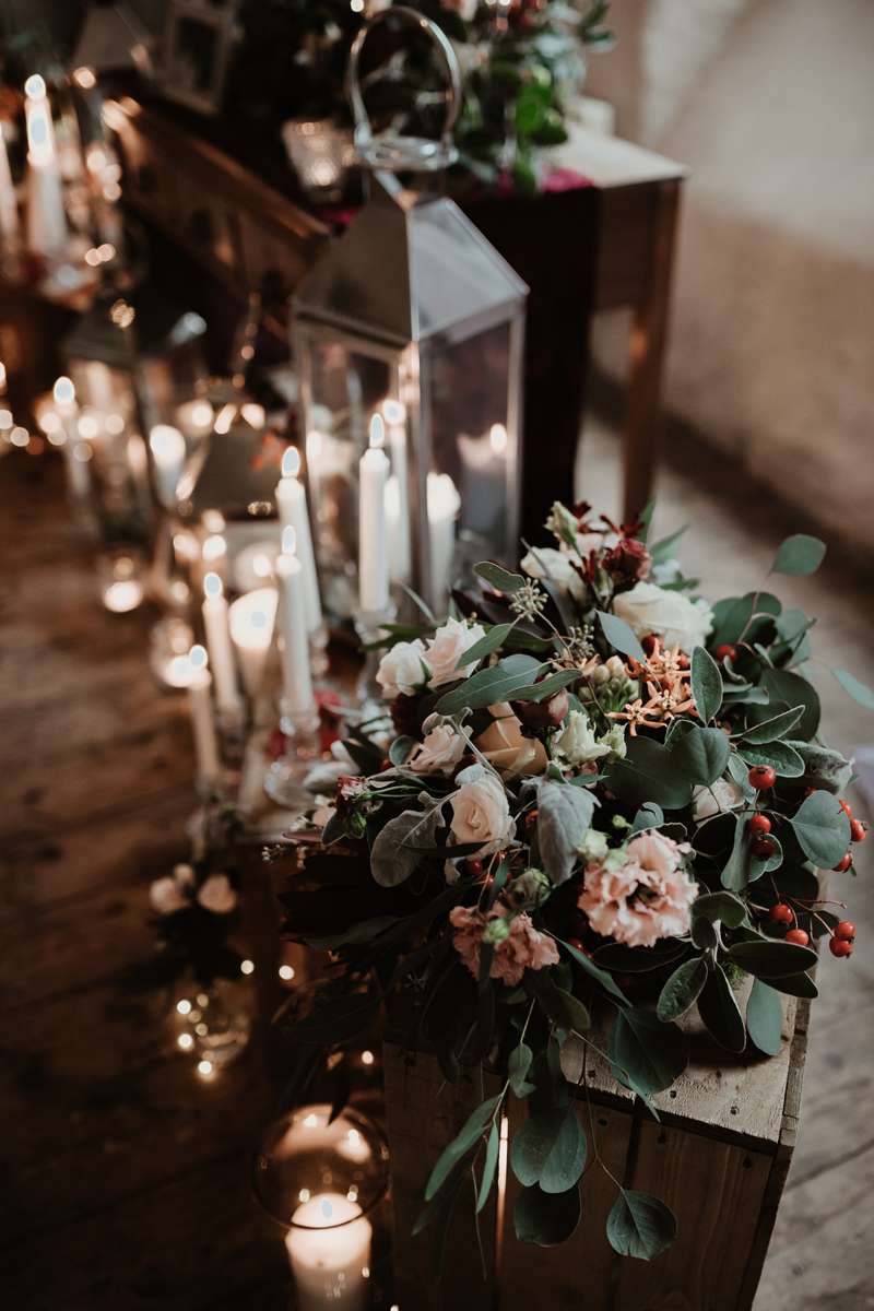 A Winter Wedding Inspired by their Heritage with Just Six Guests · Rock ...