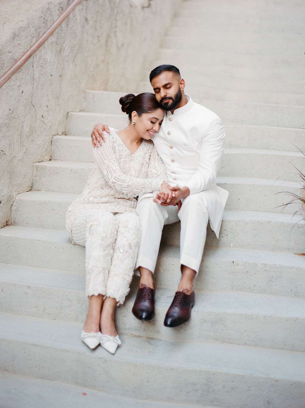 Pakistani groom photobombs wife in adorable wedding shoot
